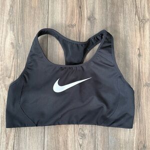 Black Nike sports bra size large